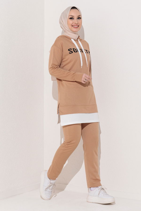 TUNIK PANTOLON Vizon - 3553