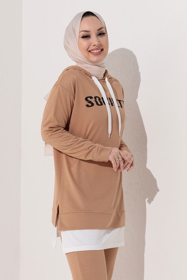 TUNIK PANTOLON Vizon - 3553
