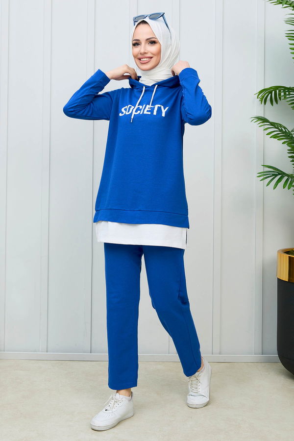 TUNIK PANTOLON Mavi - 3553