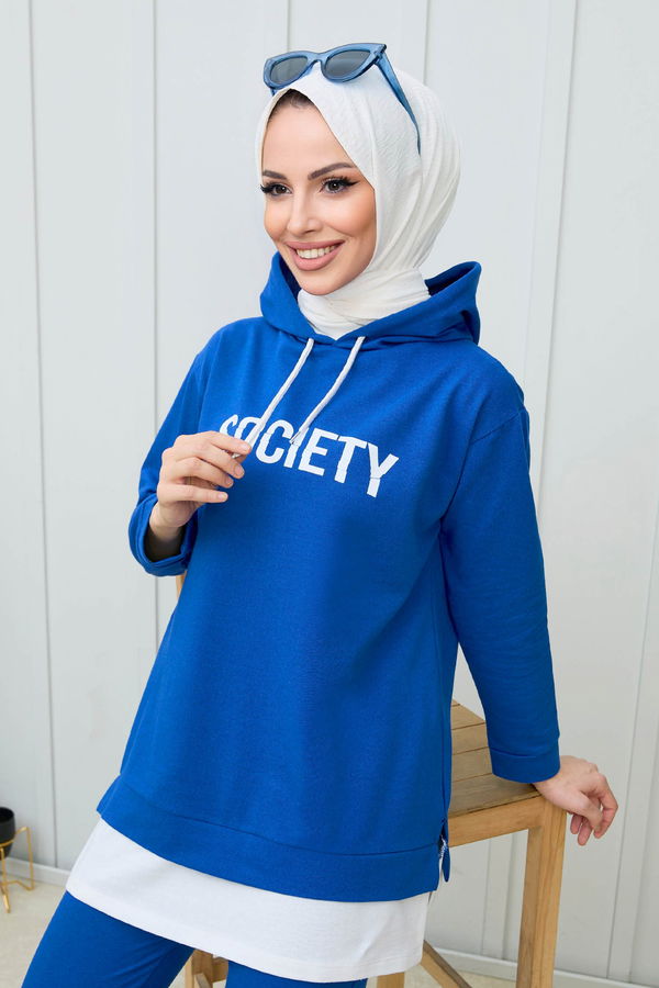 TUNIK PANTOLON Mavi - 3553