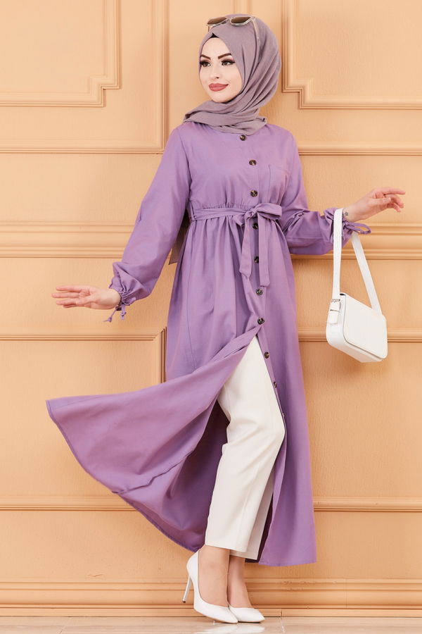 Elbise Mor - 3558