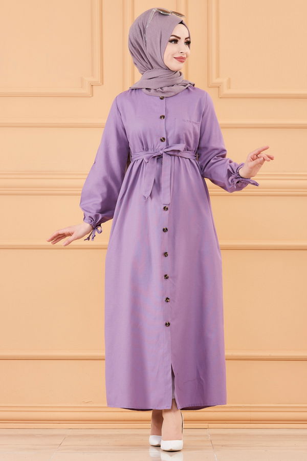 Elbise Mor - 3558