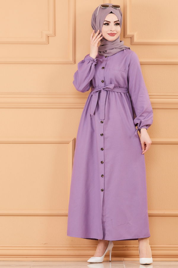 Elbise Mor - 3558