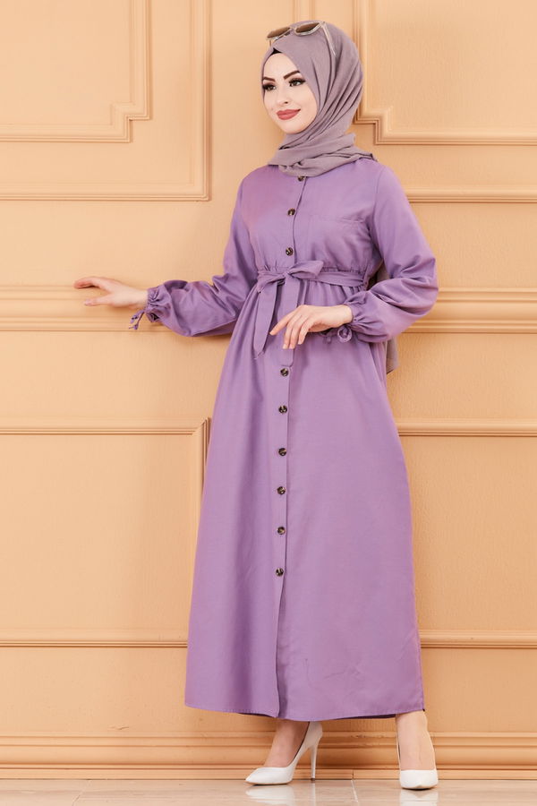 Elbise Mor - 3558