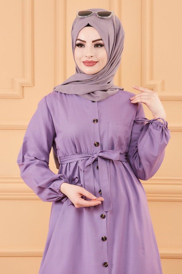 Elbise Mor - 3558