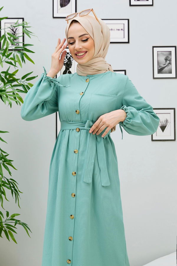 Elbise Yeşil - 3558
