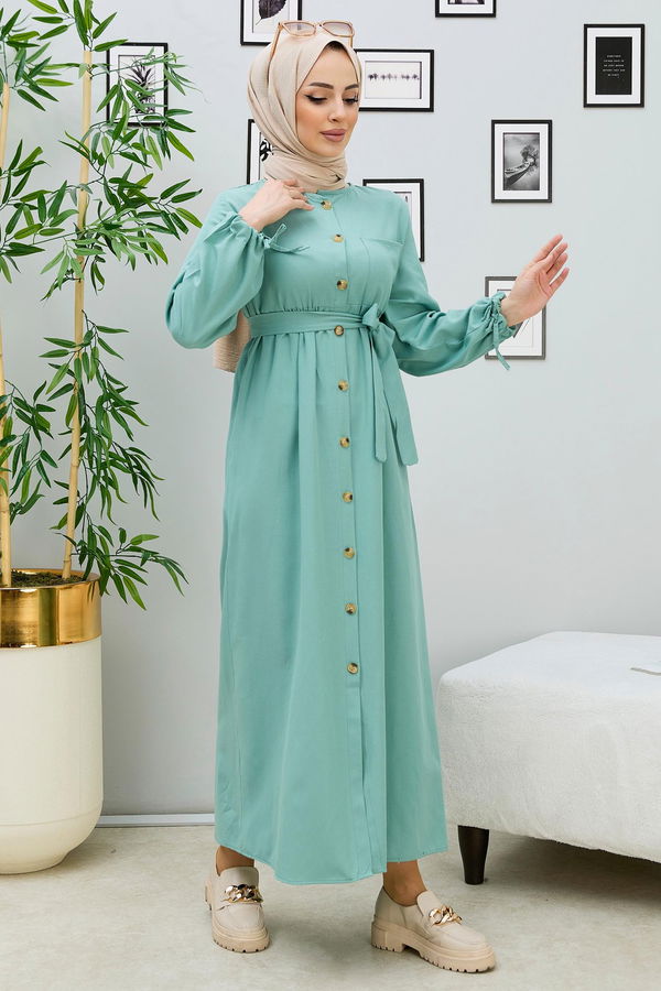 Elbise Yeşil - 3558
