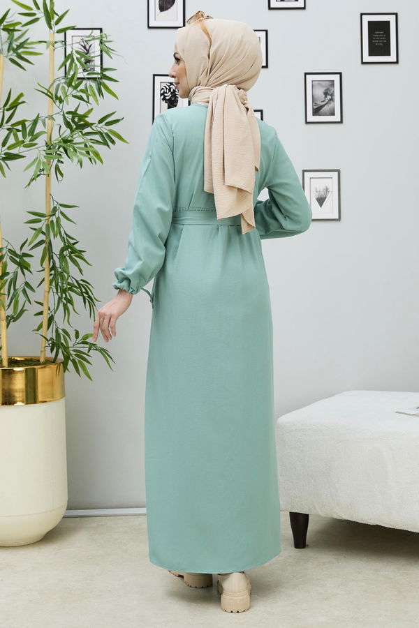 Elbise Yeşil - 3558