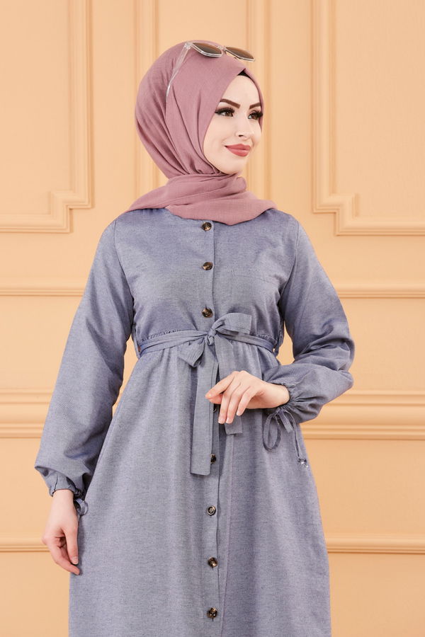 Elbise Lacivert - 3558 LACİVERT