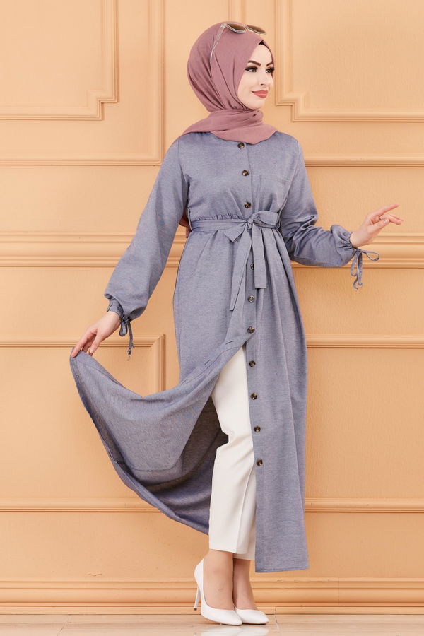 Elbise Lacivert - 3558 LACİVERT