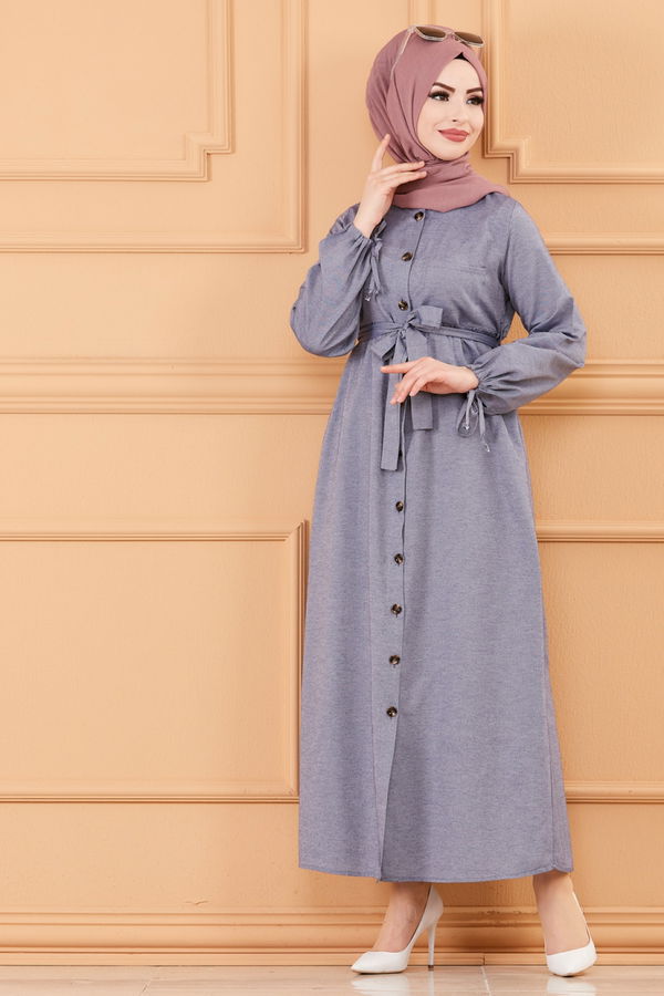 Elbise Lacivert - 3558 LACİVERT