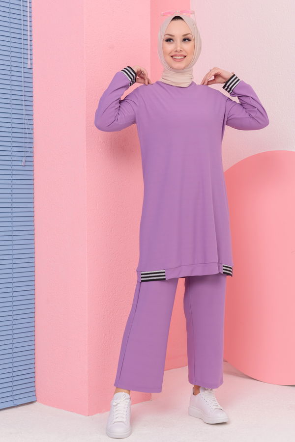TUNIK PANTOLON Lila - 3759 LİLA