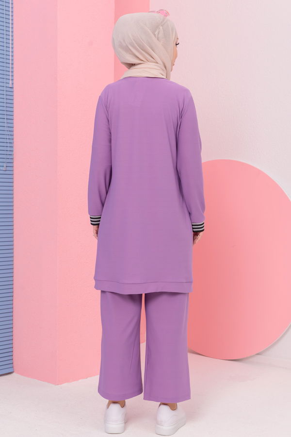 TUNIK PANTOLON Lila - 3759 LİLA