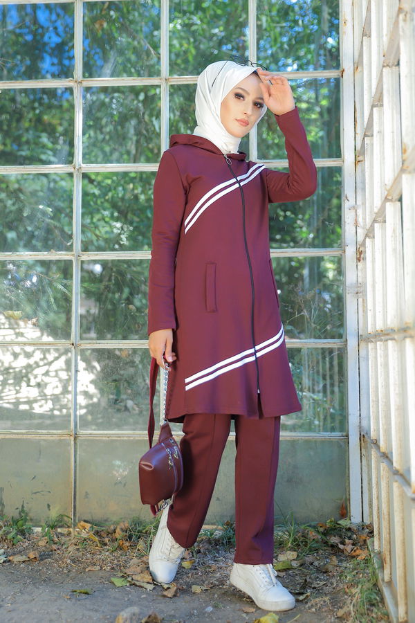 TUNIK PANTOLON Bordo - 4117