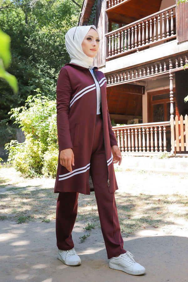 TUNIK PANTOLON Bordo - 4117