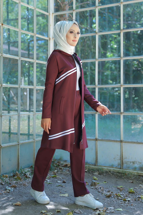 TUNIK PANTOLON Bordo - 4117