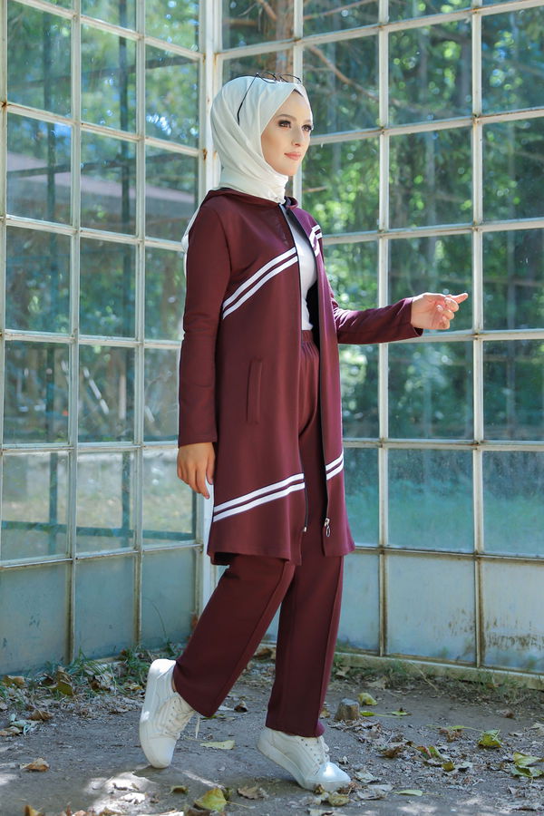 TUNIK PANTOLON Bordo - 4117