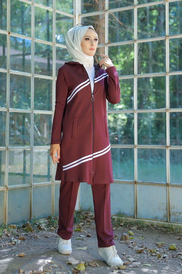 TUNIK PANTOLON Bordo - 4117