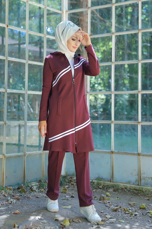 TUNIK PANTOLON Bordo - 4117