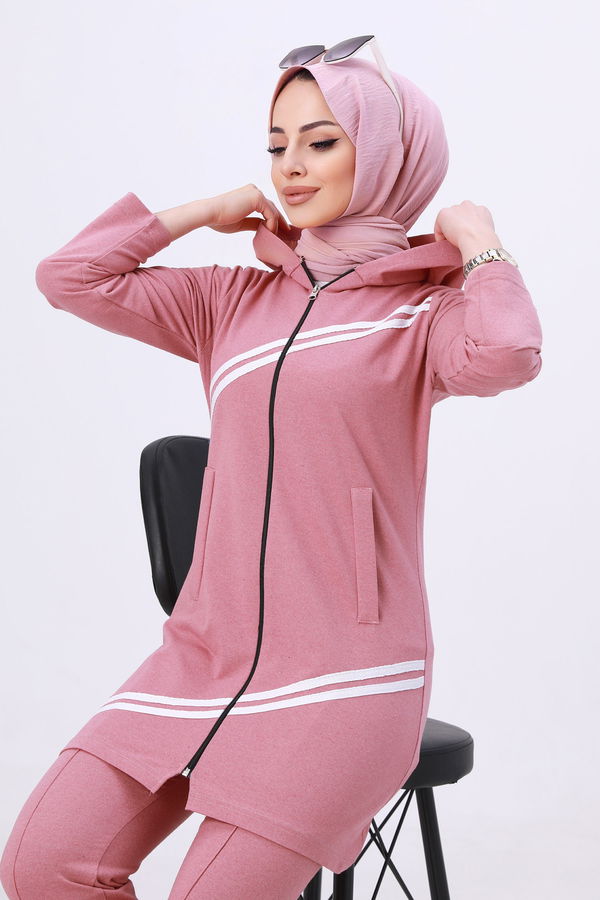 TUNIK PANTOLON Pembe - 4117 PEMBE