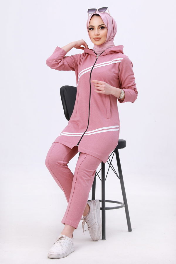 TUNIK PANTOLON Pembe - 4117 PEMBE