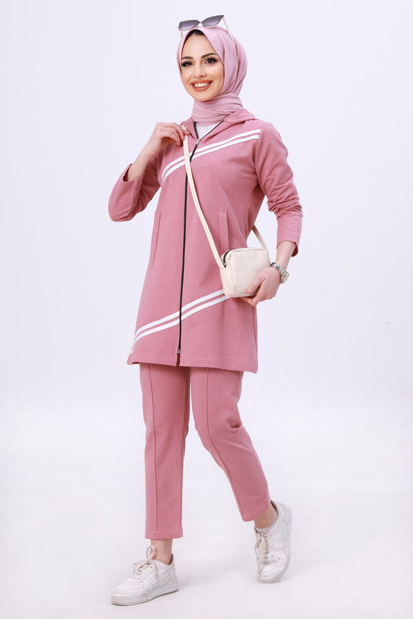 TUNIK PANTOLON Pembe - 4117 PEMBE