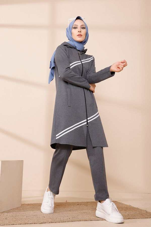 TUNIK PANTOLON Gri - 4117 GRİ