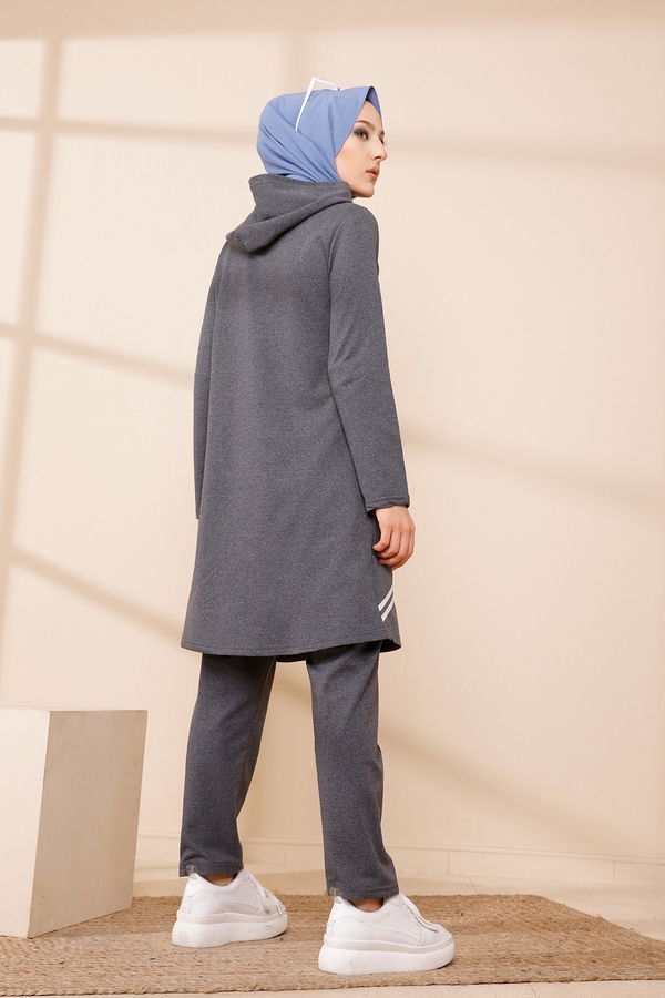 TUNIK PANTOLON Gri - 4117 GRİ