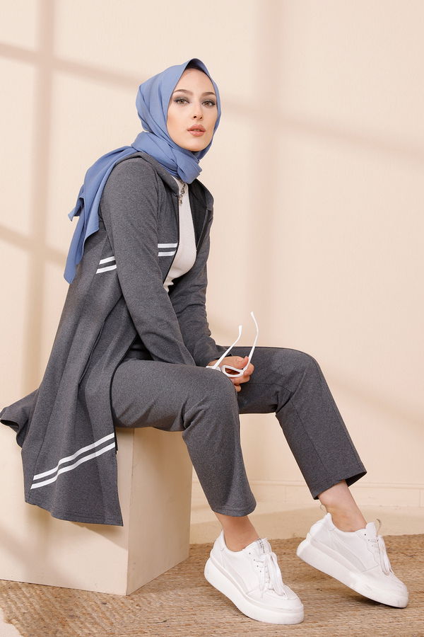 TUNIK PANTOLON Gri - 4117 GRİ