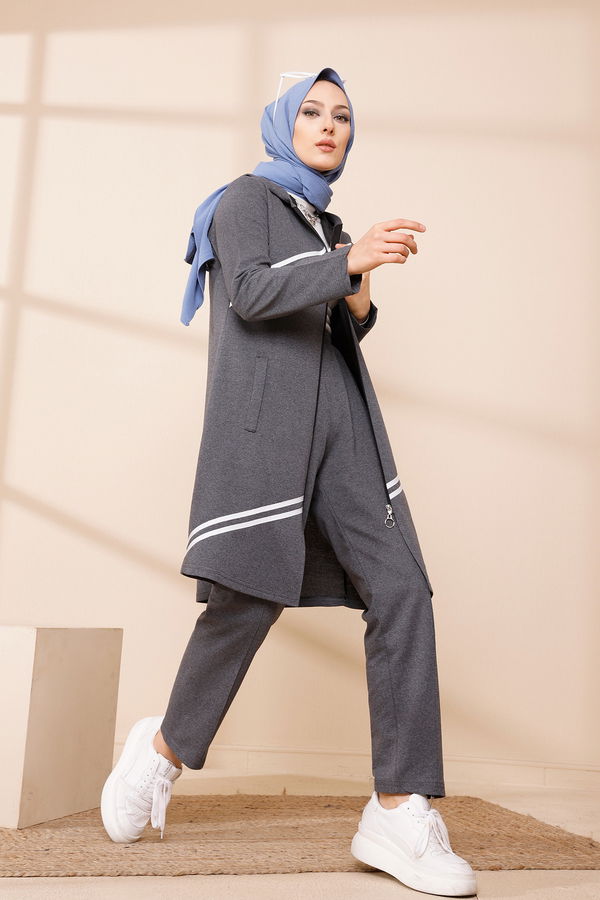 TUNIK PANTOLON Gri - 4117 GRİ