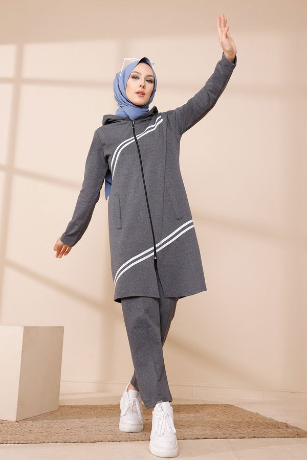 TUNIK PANTOLON Gri - 4117 GRİ