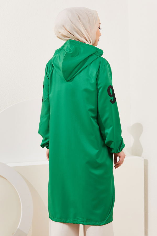 Kapüşonlu Kap YESIL - 7087 Yeşil - 7087