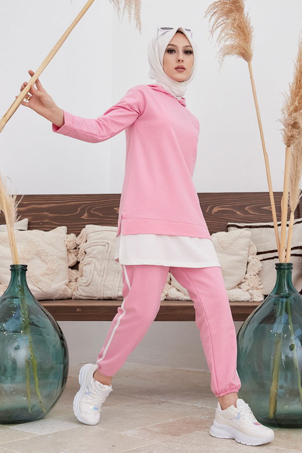 TUNIK PANTOLON Pembe - 8330 PEMBE
