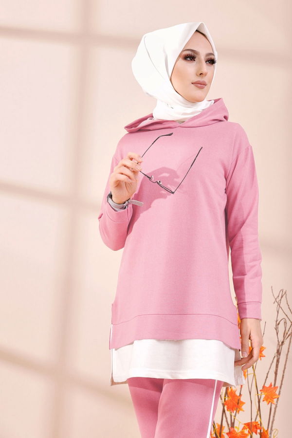 TUNIK PANTOLON Pembe - 8330 PEMBE