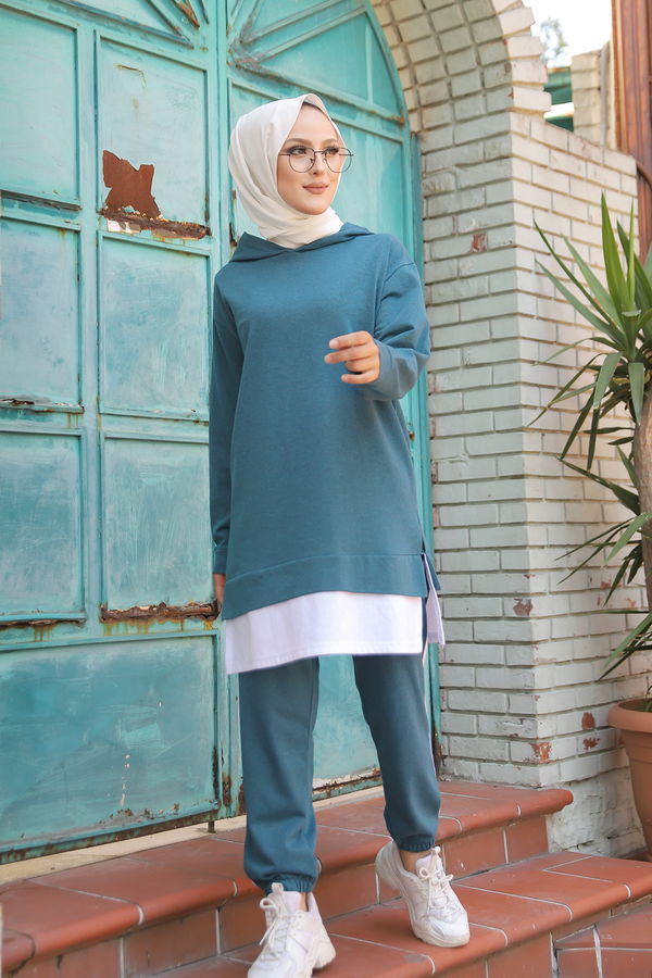 TUNIK PANTOLON Petrol - 8330