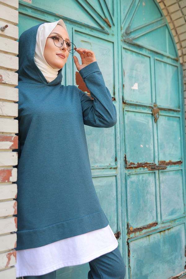 TUNIK PANTOLON Petrol - 8330