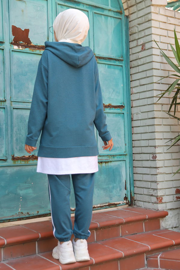 TUNIK PANTOLON Petrol - 8330