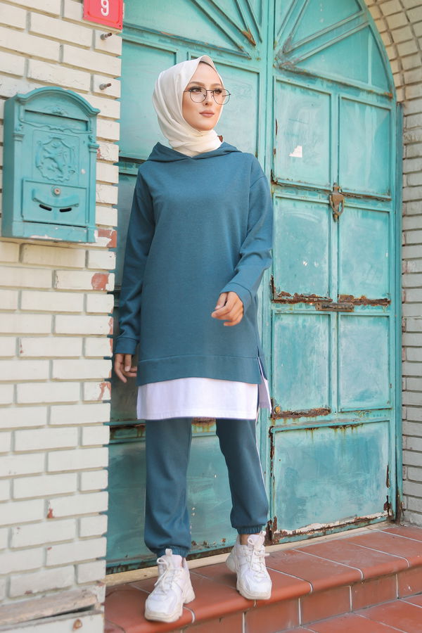TUNIK PANTOLON Petrol - 8330