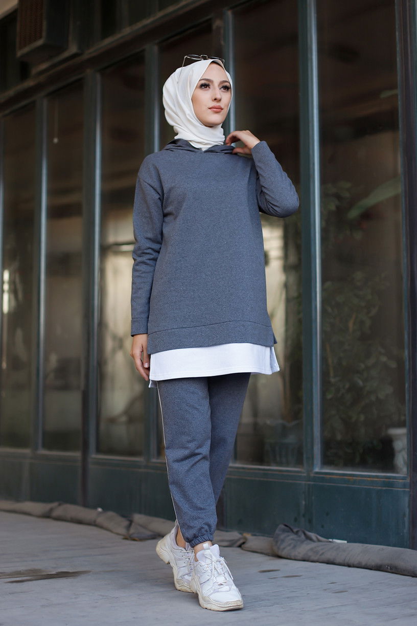 TUNIK PANTOLON Gri - 8330