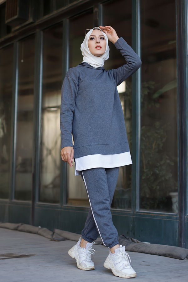 TUNIK PANTOLON Gri - 8330