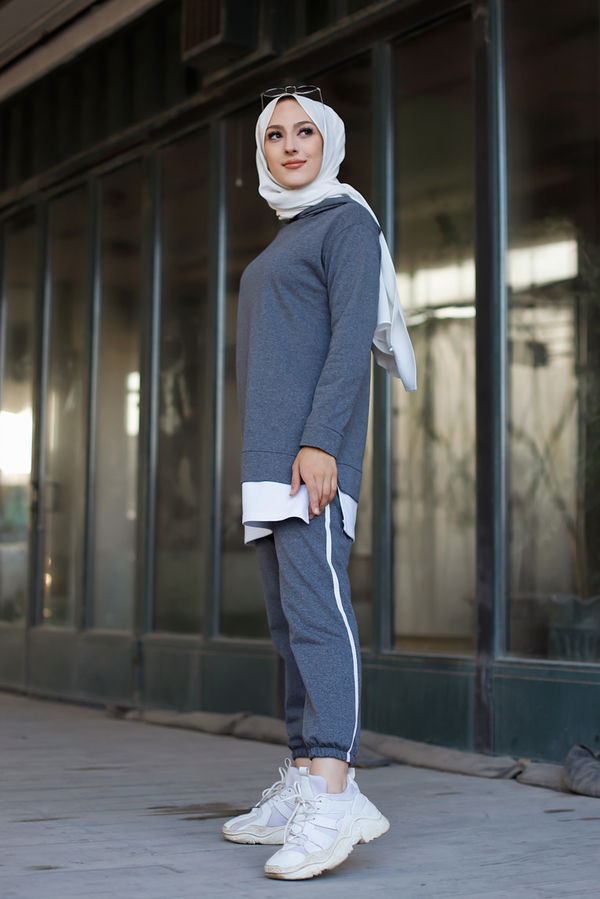 TUNIK PANTOLON Gri - 8330