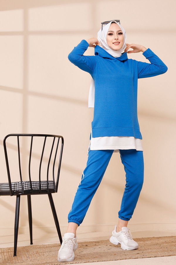 TUNIK PANTOLON Mavi - 8330 MAVİ