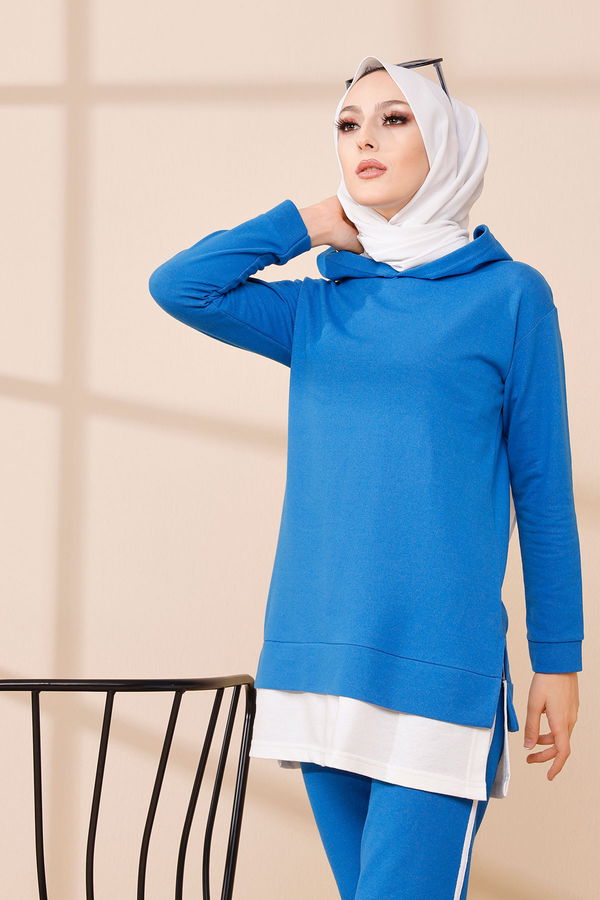 TUNIK PANTOLON Mavi - 8330 MAVİ