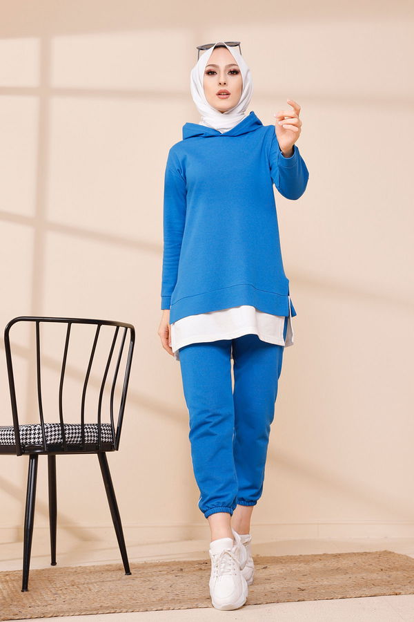 TUNIK PANTOLON Mavi - 8330 MAVİ