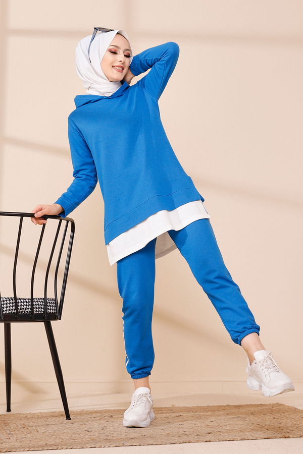 TUNIK PANTOLON Mavi - 8330 MAVİ