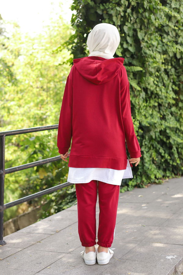 TUNIK PANTOLON Bordo - 8330