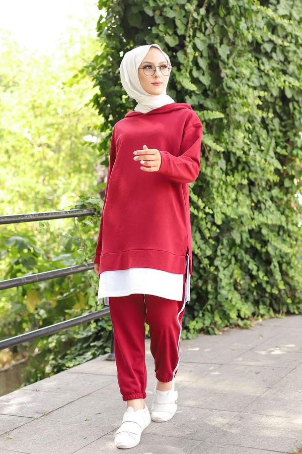 TUNIK PANTOLON Bordo - 8330