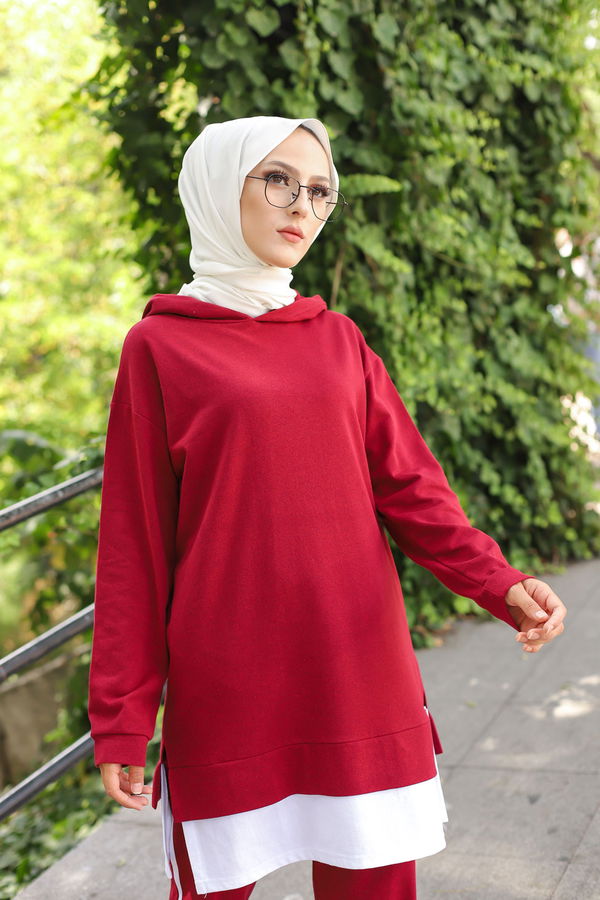 TUNIK PANTOLON Bordo - 8330