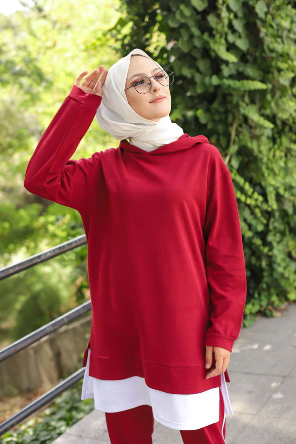 TUNIK PANTOLON Bordo - 8330