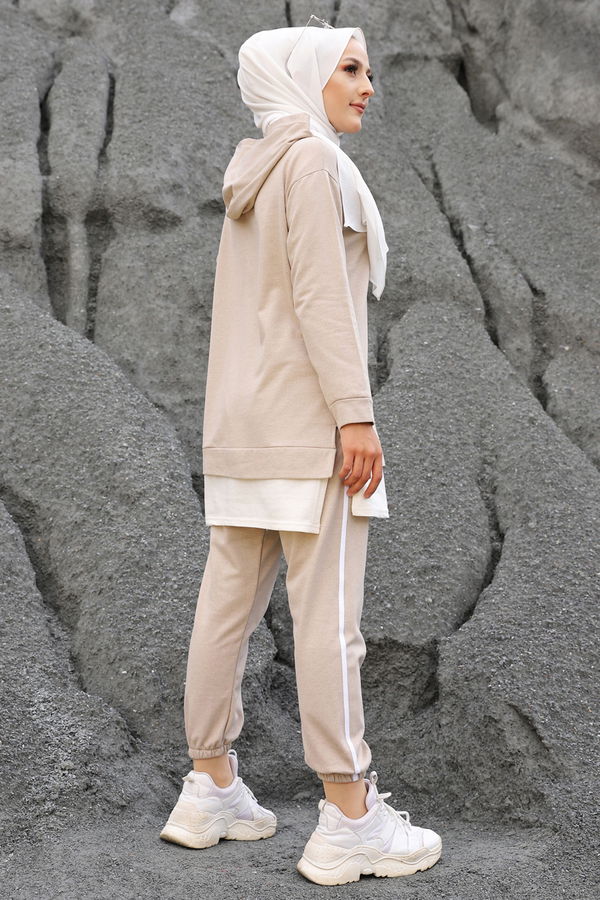 TUNIK PANTOLON Bej - 8330 BEJ